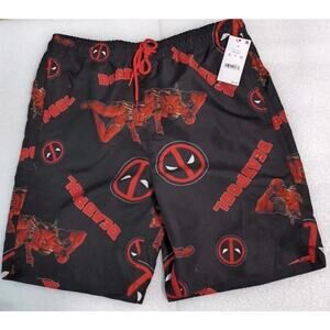 Men's 7" Deadpool Swim Shorts - Men's Swimming Trunks